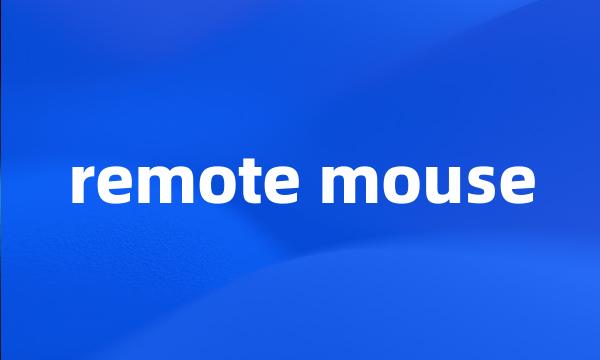 remote mouse