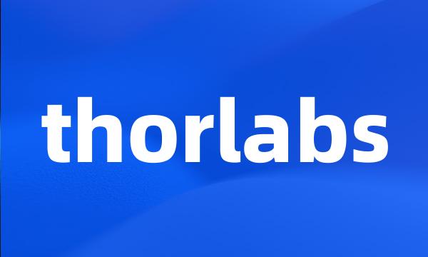 thorlabs