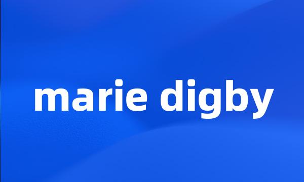 marie digby