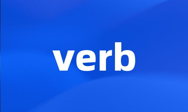 verb