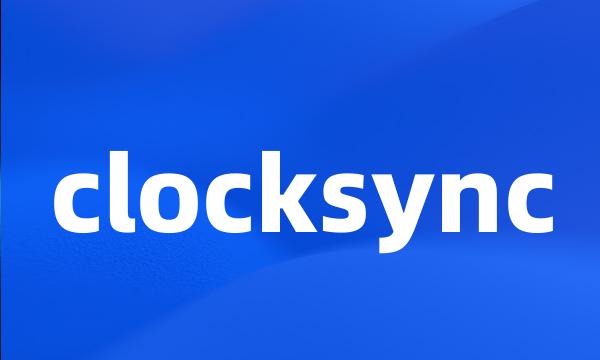 clocksync