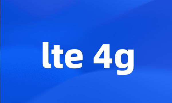 lte 4g