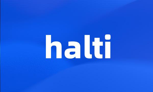 halti