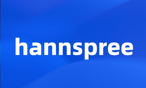 hannspree