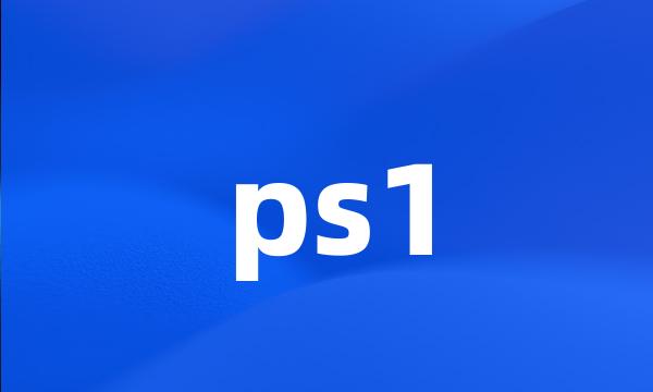 ps1