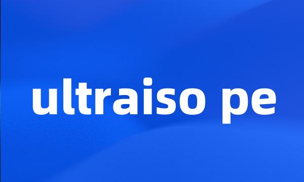 ultraiso pe