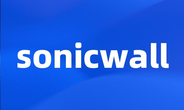 sonicwall