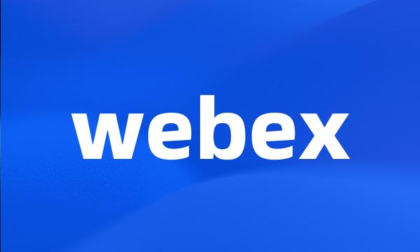 webex