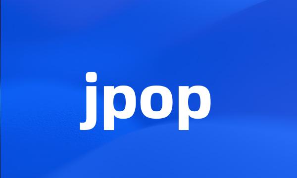 jpop