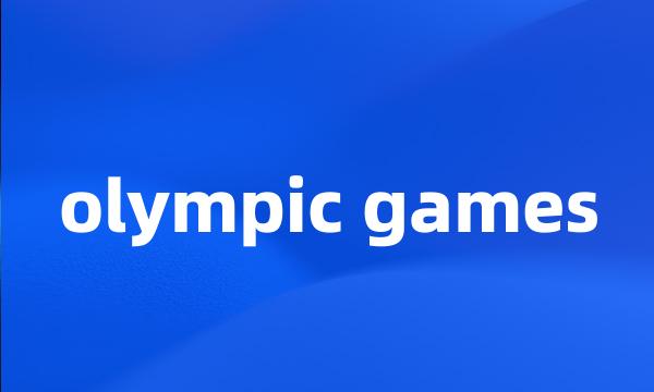 olympic games