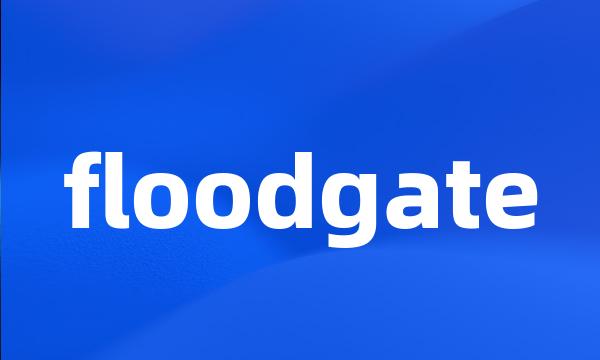 floodgate