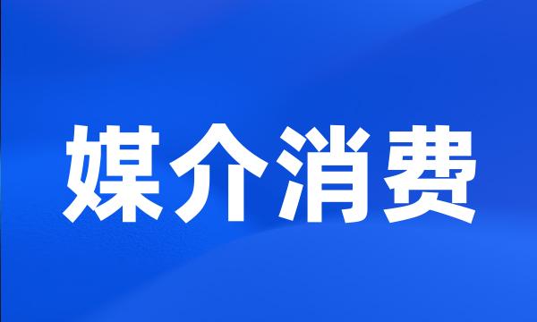 媒介消费