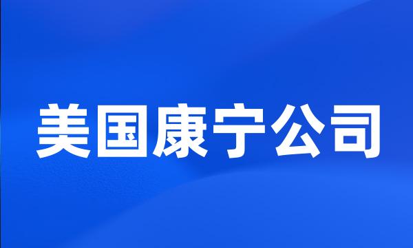 美国康宁公司