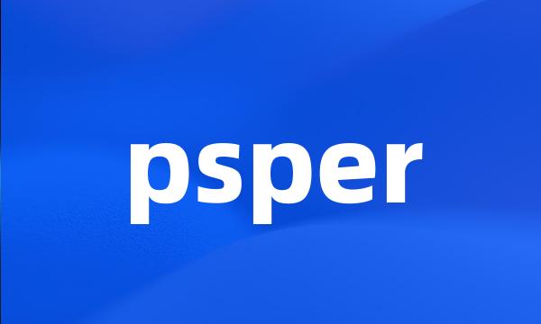 psper