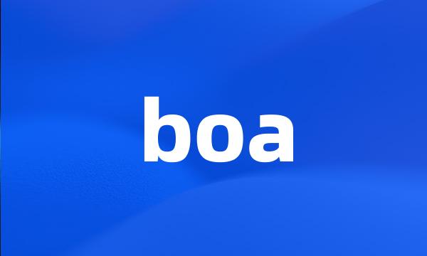 boa