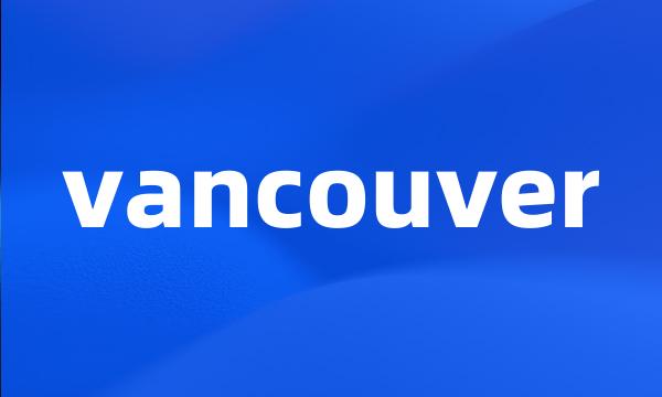 vancouver