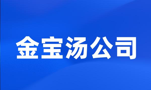 金宝汤公司