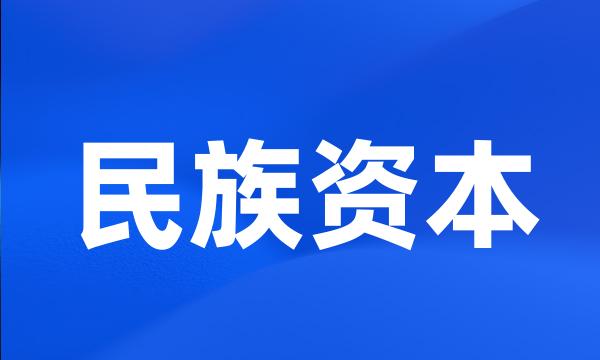 民族资本