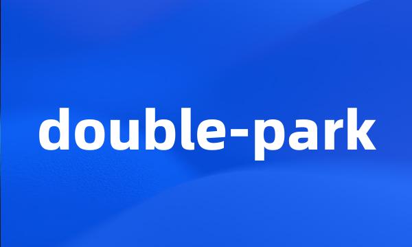 double-park