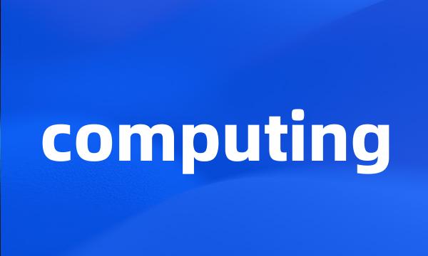 computing