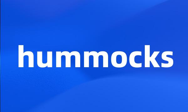 hummocks