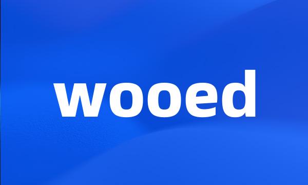 wooed