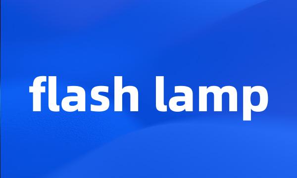 flash lamp