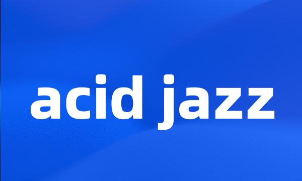 acid jazz