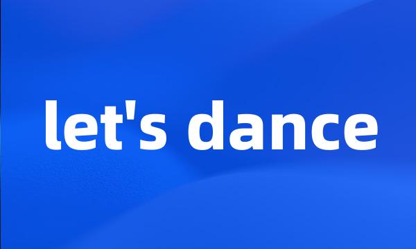 let's dance