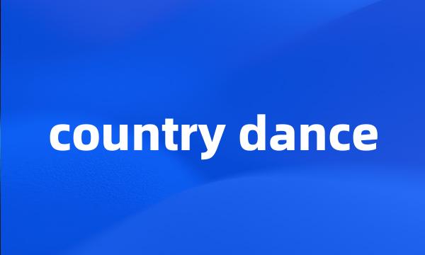 country dance