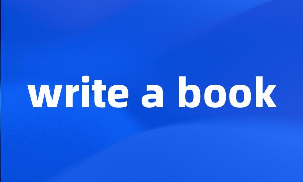 write a book