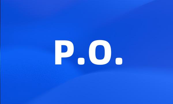 P.O.