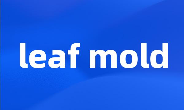 leaf mold