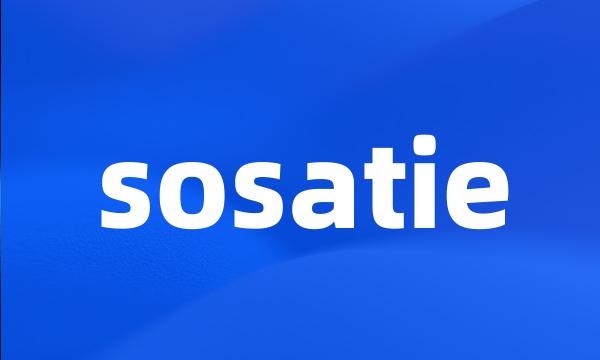 sosatie