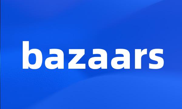 bazaars