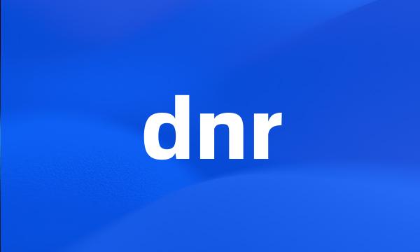 dnr