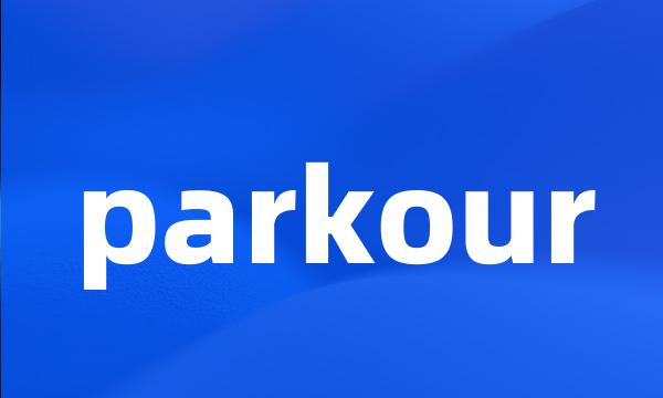 parkour