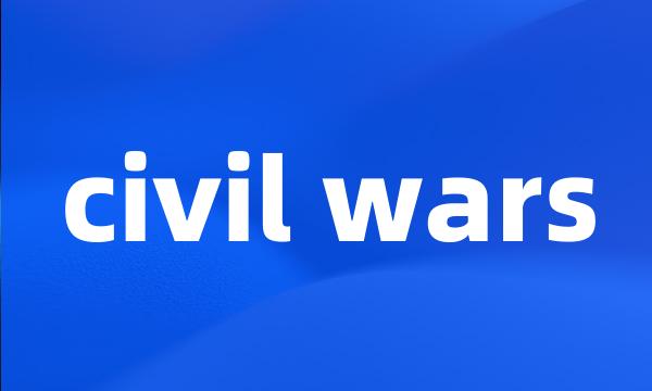 civil wars