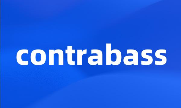 contrabass