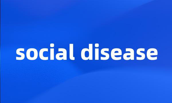 social disease