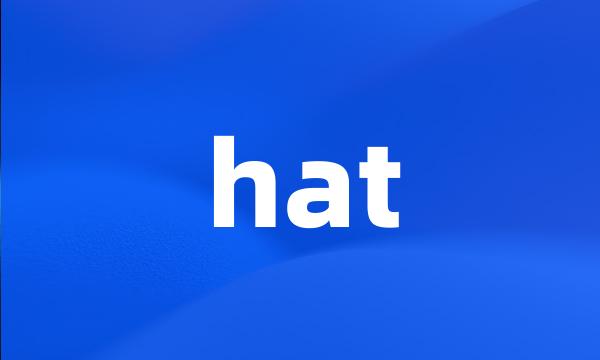 hat