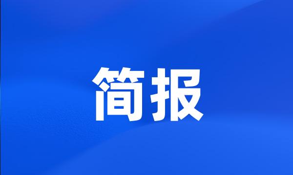 简报