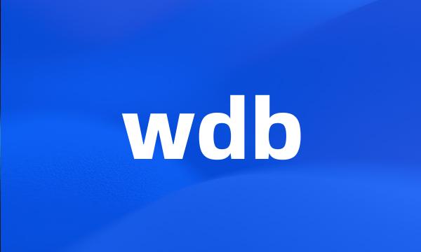 wdb