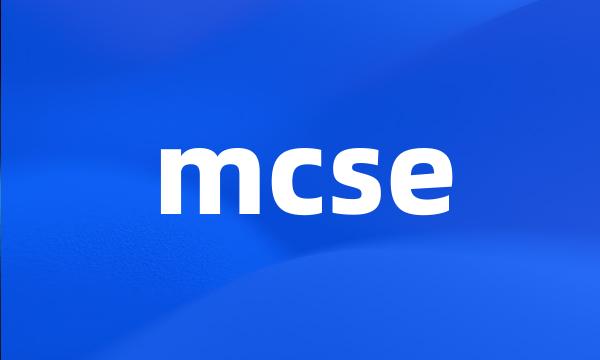 mcse