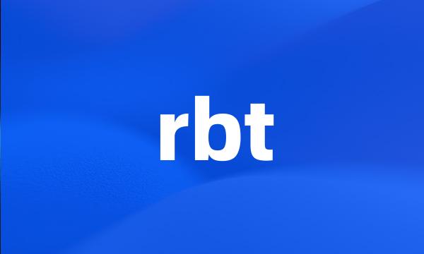 rbt