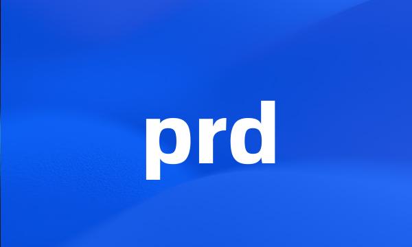 prd