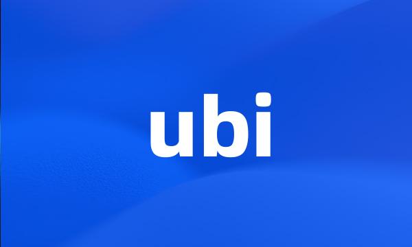 ubi