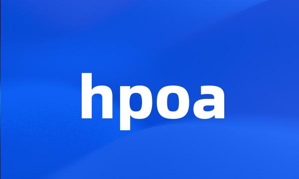 hpoa