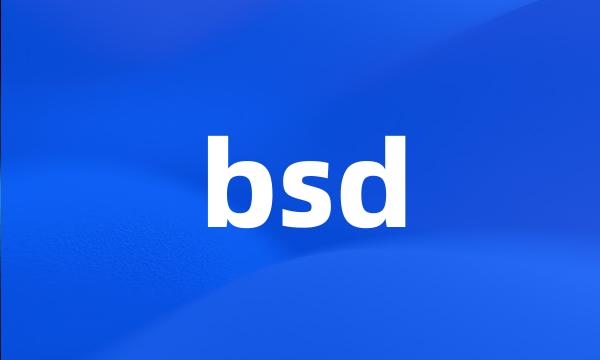 bsd