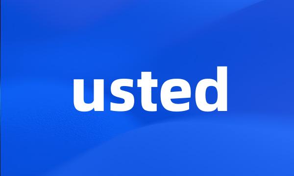 usted